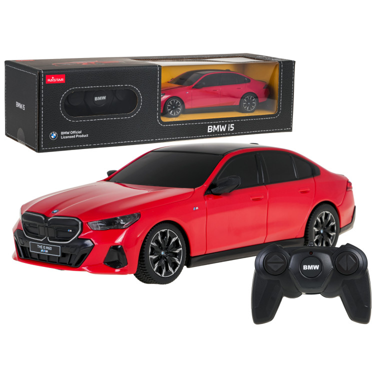 Auto na diaľkové ovládanie 1:24 BMW i5 červené RASTAR